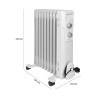 Radiateur bain d'huile 9R 2000W Clatronic RA 3736 Blanc