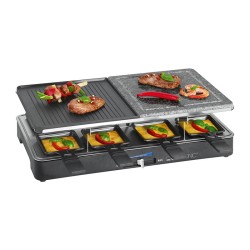 Raclette grill 2in1 8 people Clatronic RG 3518 Black