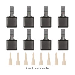 Raclette gril 2en1 8 personnes Clatronic RG 3518 Noir