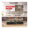 Raclette grill 2in1 8 people Clatronic RG 3518 Black