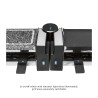 Raclette gril avec pierre chaude 8 personnes Clatronic RG 3678 Noir