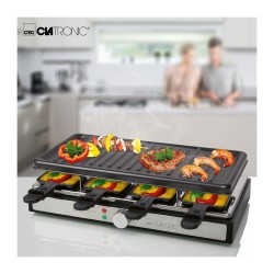 Raclette gril 8 personnes Clatronic RG 3757 Noir