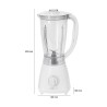 Blender Mixeur universel 1,5L 500W Clatronic UM 3470 Blanc