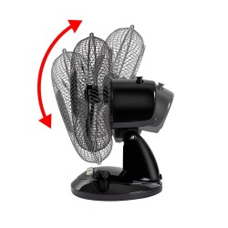 Ventilateur de table 23cm Clatronic VL 3601 Noir