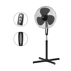 40cm pedestal fan with remote control Clatronic VL 3741S Black