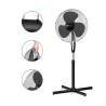 40cm pedestal fan with remote control Clatronic VL 3741S Black
