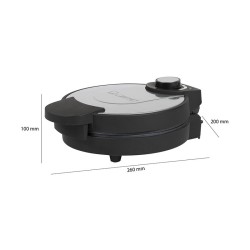 Waffle iron Clatronic WA 3492 Black