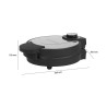 Waffle iron Clatronic WA 3492 Black