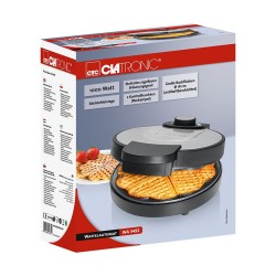 Waffle iron Clatronic WA 3492 Black
