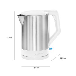 Bouilloire électrique 1,5L 2200W Clatronic WKS 3692 Blanc