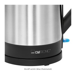 Electric kettle 1.5L 2200W Clatronic WKS 3692 Black