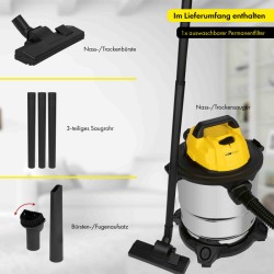 Clatronic BS1313 wet/dry hoover