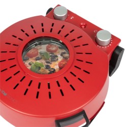 Machine à Pizza 1200W rouge Clatronic PM3787-Rouge