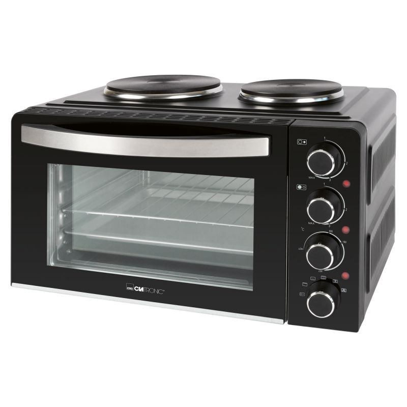 Clatronic KK3786 28L oven and double hob combination