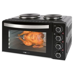 Clatronic KK3786 28L oven and double hob combination