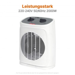 Clatronic HL3800 oscillating fan heater