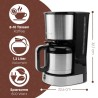 Thermos coffee maker 1,2L Clatronic KA3805-Inox/Black