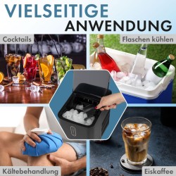 Ice Maker 1,1L 12KG Black Clatronic EWB3798-Black