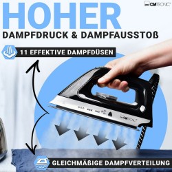 Steam generator with ceramic soleplate 3.5bar Clatronic DBS3749-Black