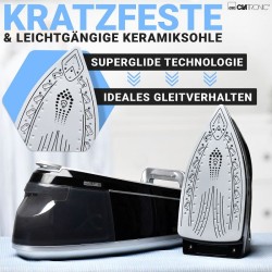 Centrale vapeur avec semelle en céramique 3,5bar Clatronic DBS3749-Noir