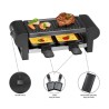 Raclette gril 2 personnes Clatronic RG3592-noir