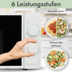 Micro-ondes 20L 1150W Clatronic MW791-blanc