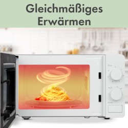 Micro-ondes 20L 1150W Clatronic MW791-blanc