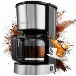 1.5L 800W Clatronic KA3808 stainless steel coffee machine