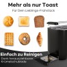 Toaster 2 slots 1400W Black Clatronic TA3802-Noir