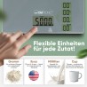 Clatronic KW3820-Grey glass kitchen scale