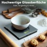Clatronic KW3820-Grey glass kitchen scale