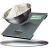 Clatronic KW3820-Grey glass kitchen scale