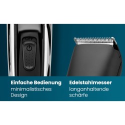 Cordless hair and beard trimmer Black Clatronic HSM/R3827-Black