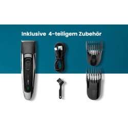 Cordless hair and beard trimmer Black Clatronic HSM/R3827-Black
