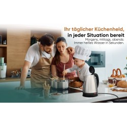 1.7L stainless steel kettle Clatronic WKS3830-Inox