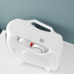 Chauffage soufflant Clatronic HL3838-Blanc