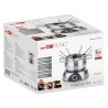 Set à fondue électrique 1400 W Inox Clatronic FD3783-Inox