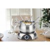 Set à fondue électrique 1400 W Inox Clatronic FD3783-Inox