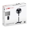 Ventilateur sur pied 40cm Clatronic VL 3603S Noir