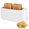 Grille pain 2 fentes 1400W Blanc Clatronic TA3802-Blanc