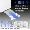 Grille pain 2 fentes 1400W Blanc Clatronic TA3802-Blanc