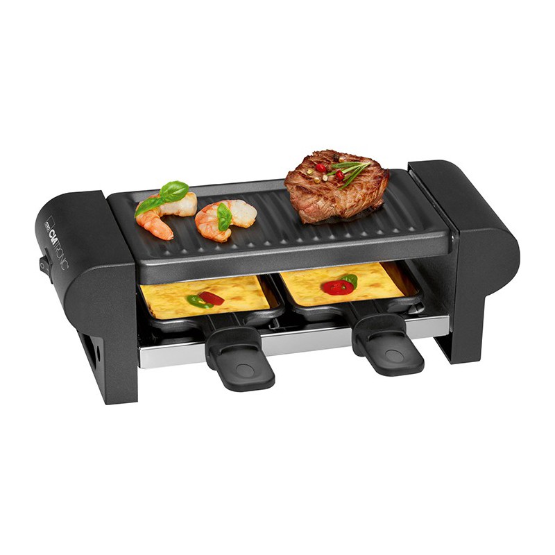 Raclette gril 2 personnes Clatronic RG 3592 Noir