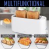 Toaster 2 slots 1400W White Clatronic TA3802-White
