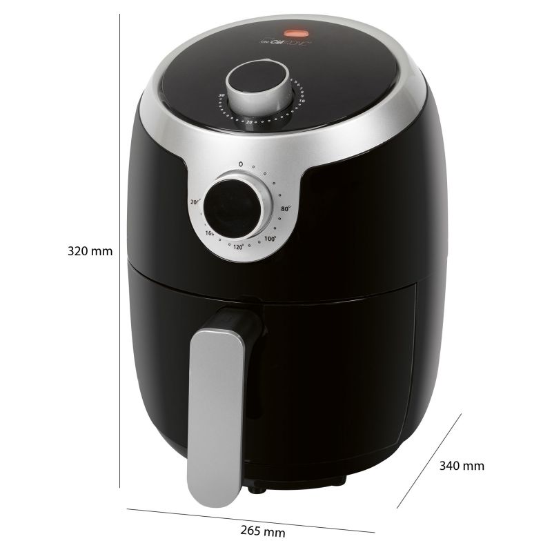 Friteuse sans huile à air chaud 1,8L Clatronic FR3769 H Noir