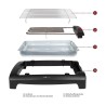 Barbecue Gril électrique de table 2000W Clatronic BQ 2977N Noir