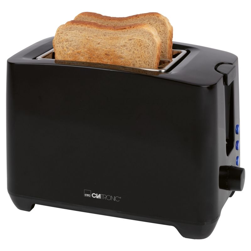 Toaster 2-slice Black Clatronic TA 3801 Black