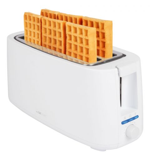 Toaster 2-slice 1400W White Clatronic TA 3802 White