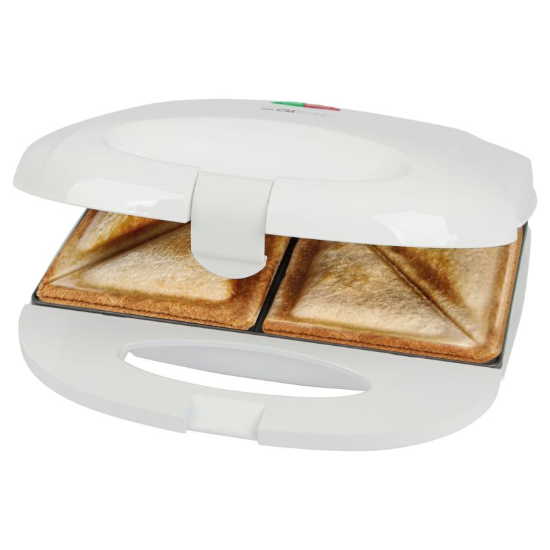 Appareil à Sandwich / Croque-monsieur Blanc Clatronic ST 3813 Blanc
