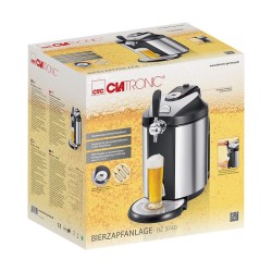 Beer filler with CO2 pressure cartridge system Clatronic BZ 3740