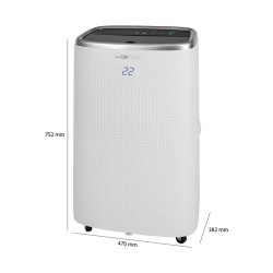 Climatiseur Mobile 12000 BTU avec WIFI Clatronic CL 3750 Blanc
